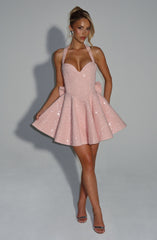 Georgette Mini Dress - Blush Dress Babyboo Fashion Premium Exclusive Design