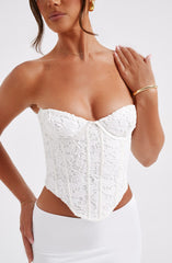 Harlow Corset - Ivory Tops Babyboo Fashion Premium Exclusive Design
