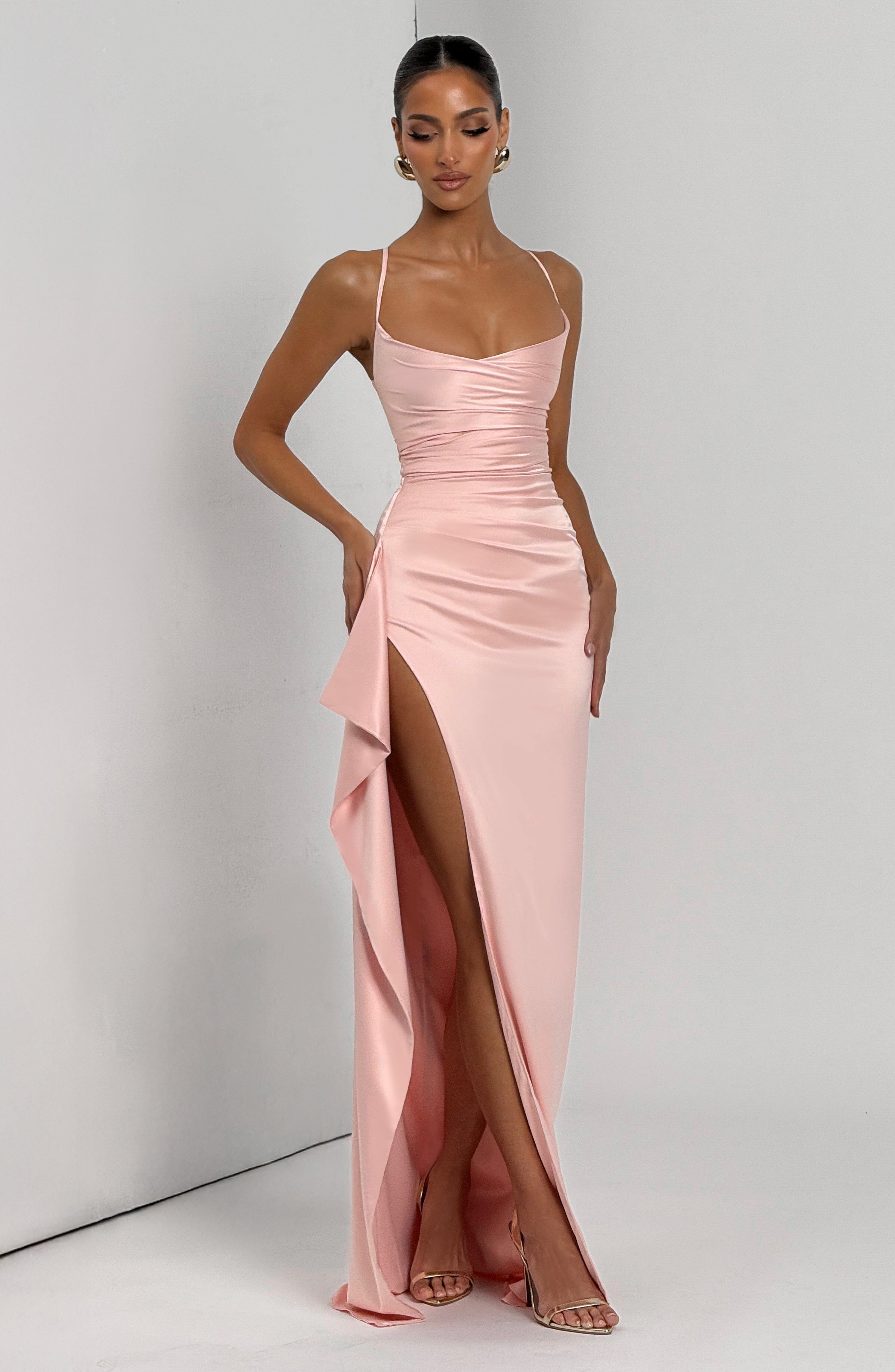 Helen Maxi Dress - Blush Dress Babyboo Fashion Premium Exclusive Design