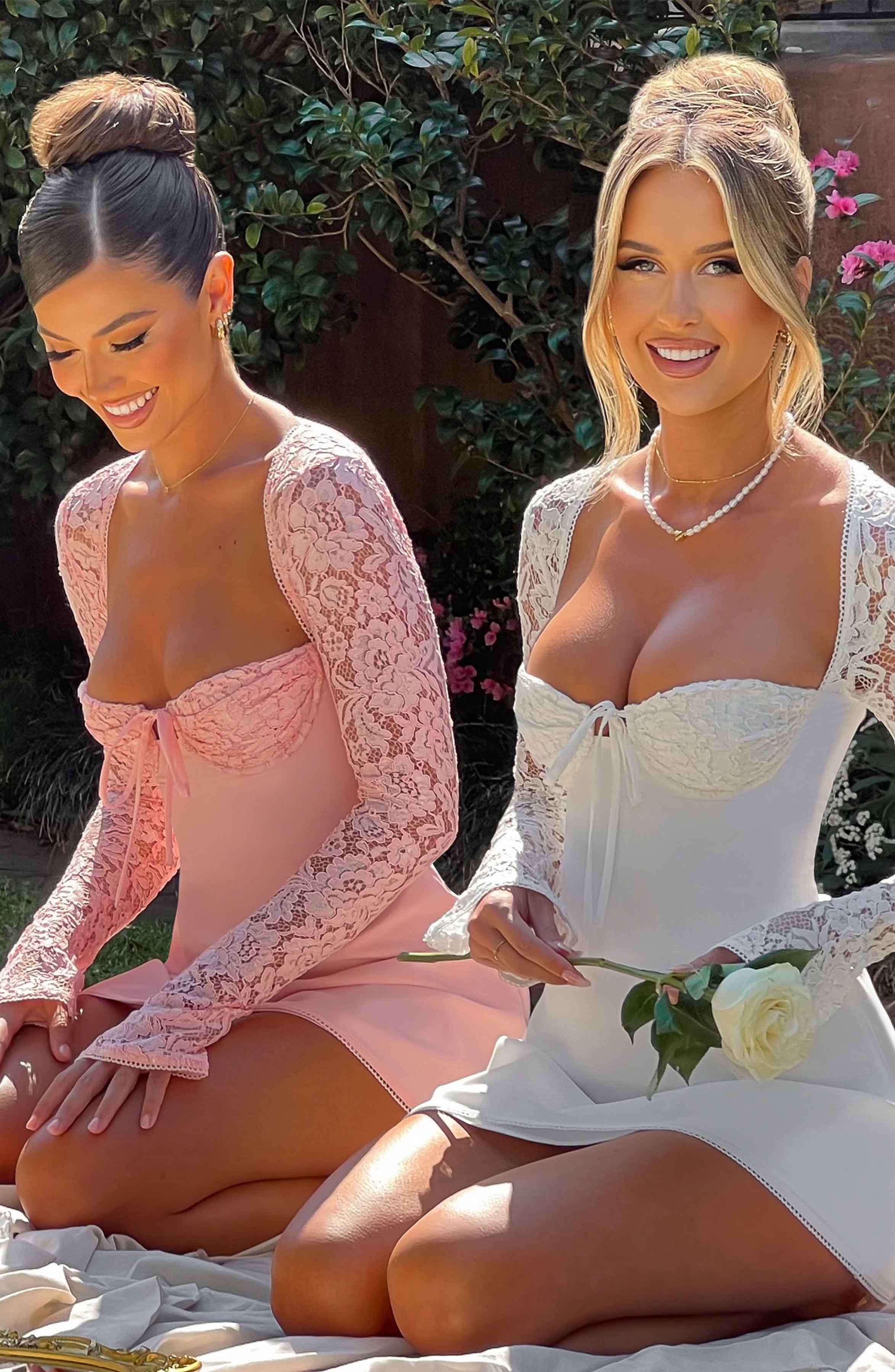 Jacinta Mini Dress - Blush Dress Babyboo Fashion Premium Exclusive Design