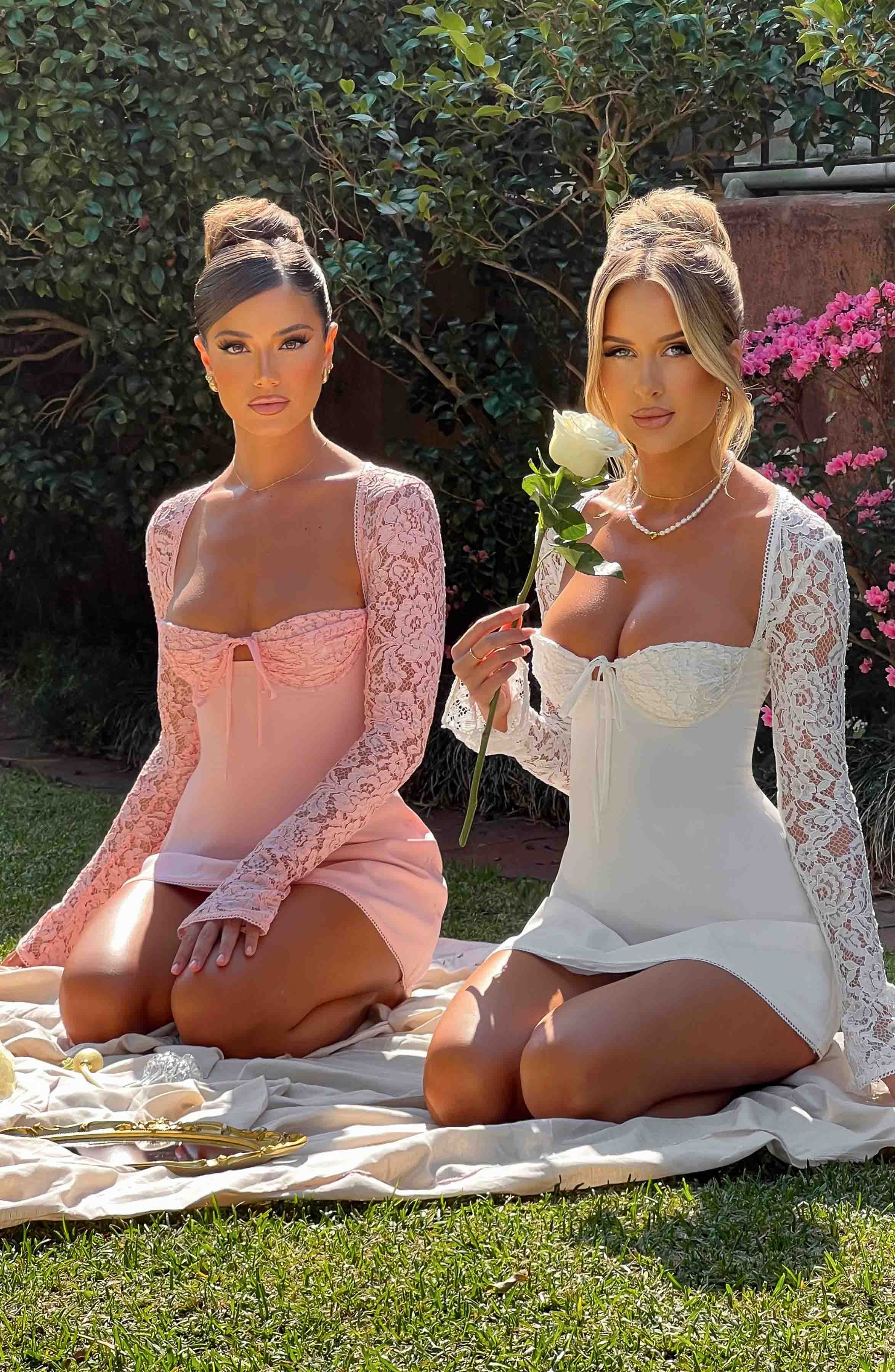 Jacinta Mini Dress - Blush Dress Babyboo Fashion Premium Exclusive Design