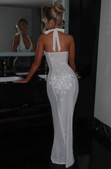 Jacqueline Maxi Dress - Ivory Dress Babyboo Fashion Premium Exclusive Design