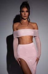 Jana Top - Pink Sparkle Tops XS Babyboo Fashion Premium Exclusive Design