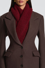 Jeanie Scarf - Burgundy Accessories ONE SIZE Babyboo Fashion Premium Exclusive Design