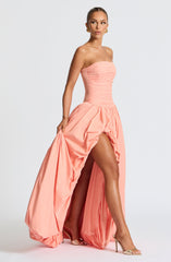 Jillian Maxi Dress - Peach Dress Babyboo Fashion Premium Exclusive Design