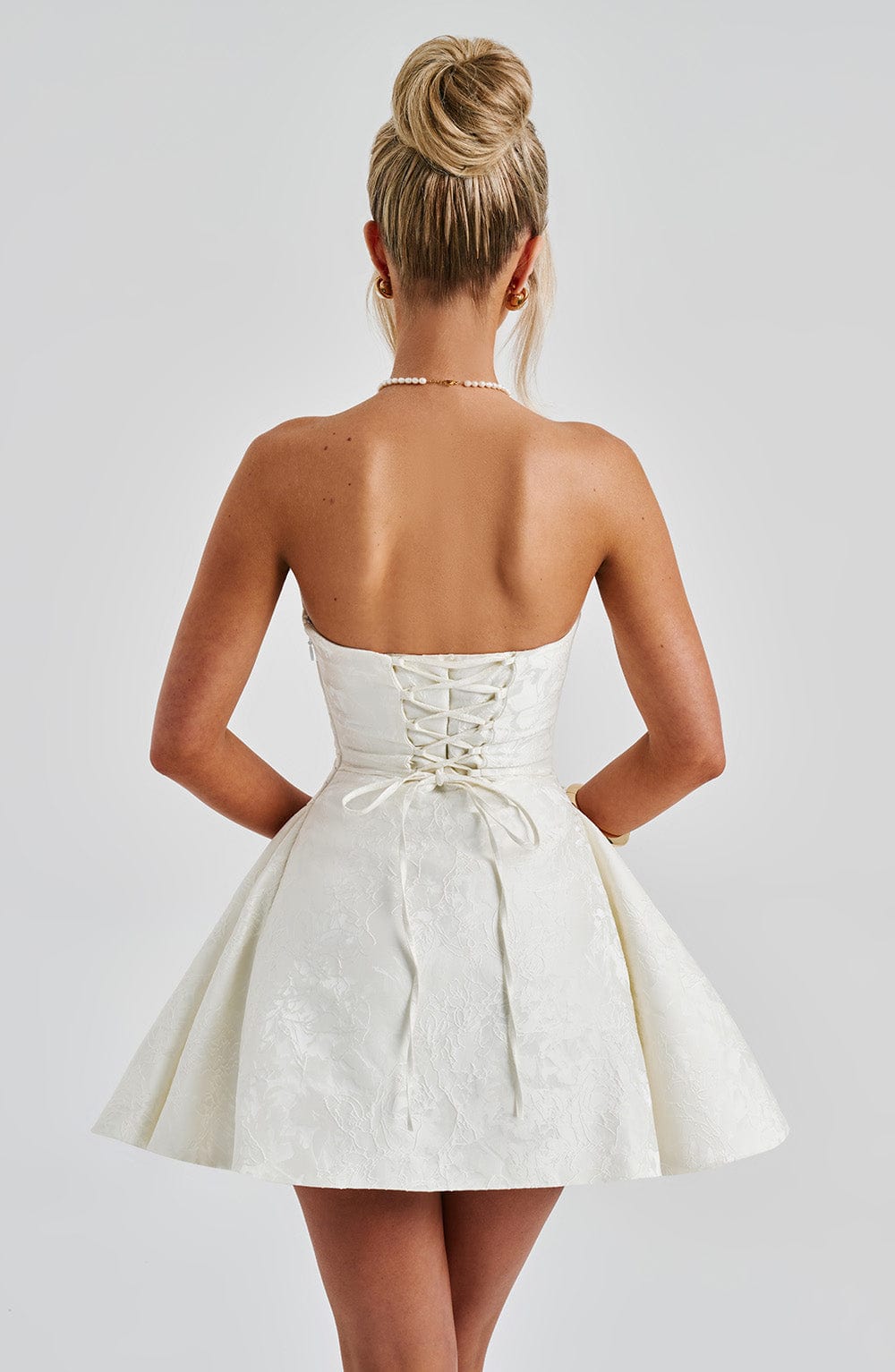 Joan Playsuit - Ivory Playsuit Babyboo Fashion Premium Exclusive Design