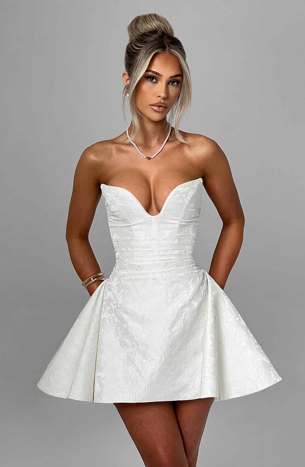 Joan Playsuit - Ivory Playsuit XS Babyboo Fashion Premium Exclusive Design