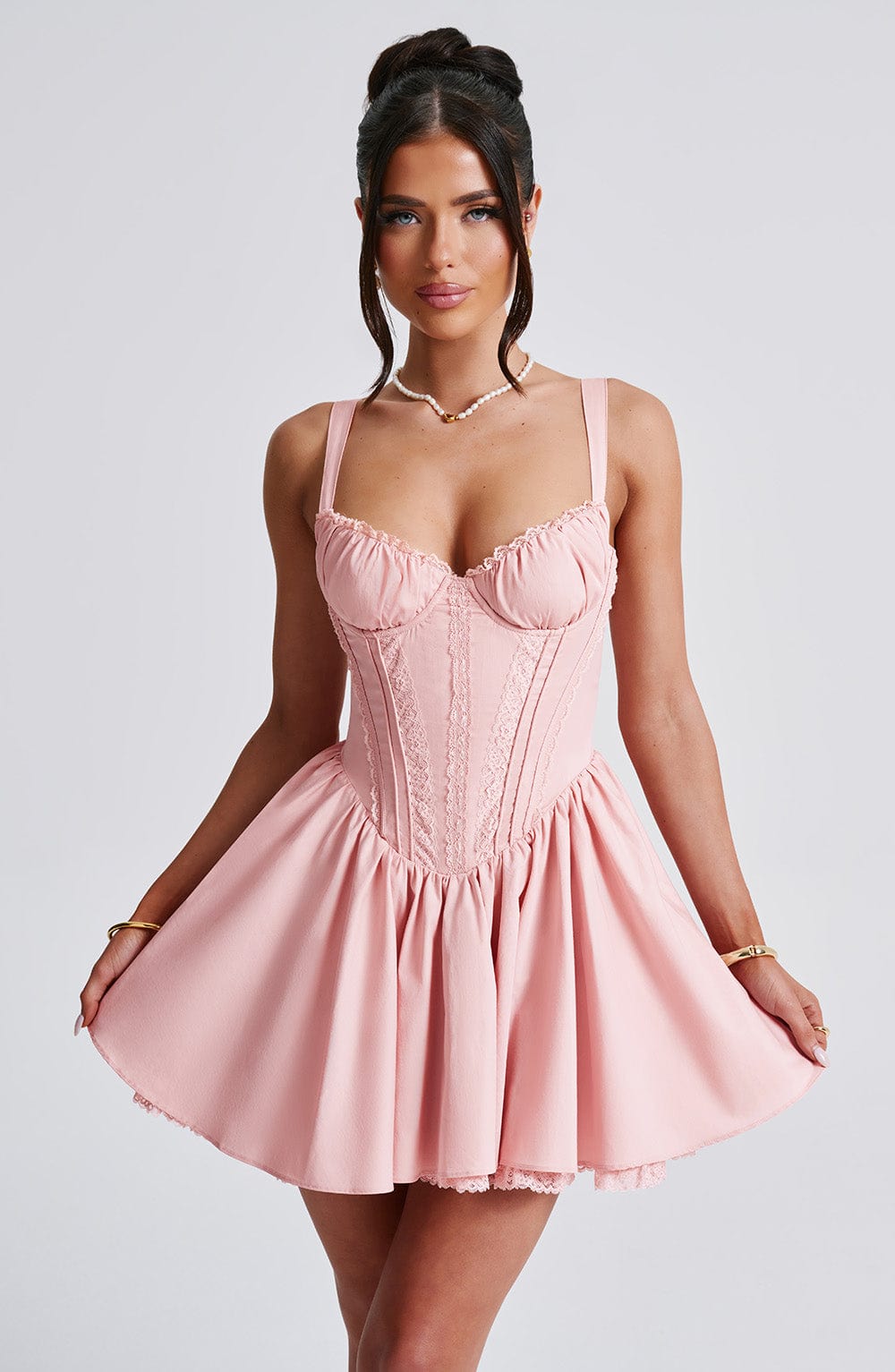 Josie Mini Dress - Blush Dress Babyboo Fashion Premium Exclusive Design