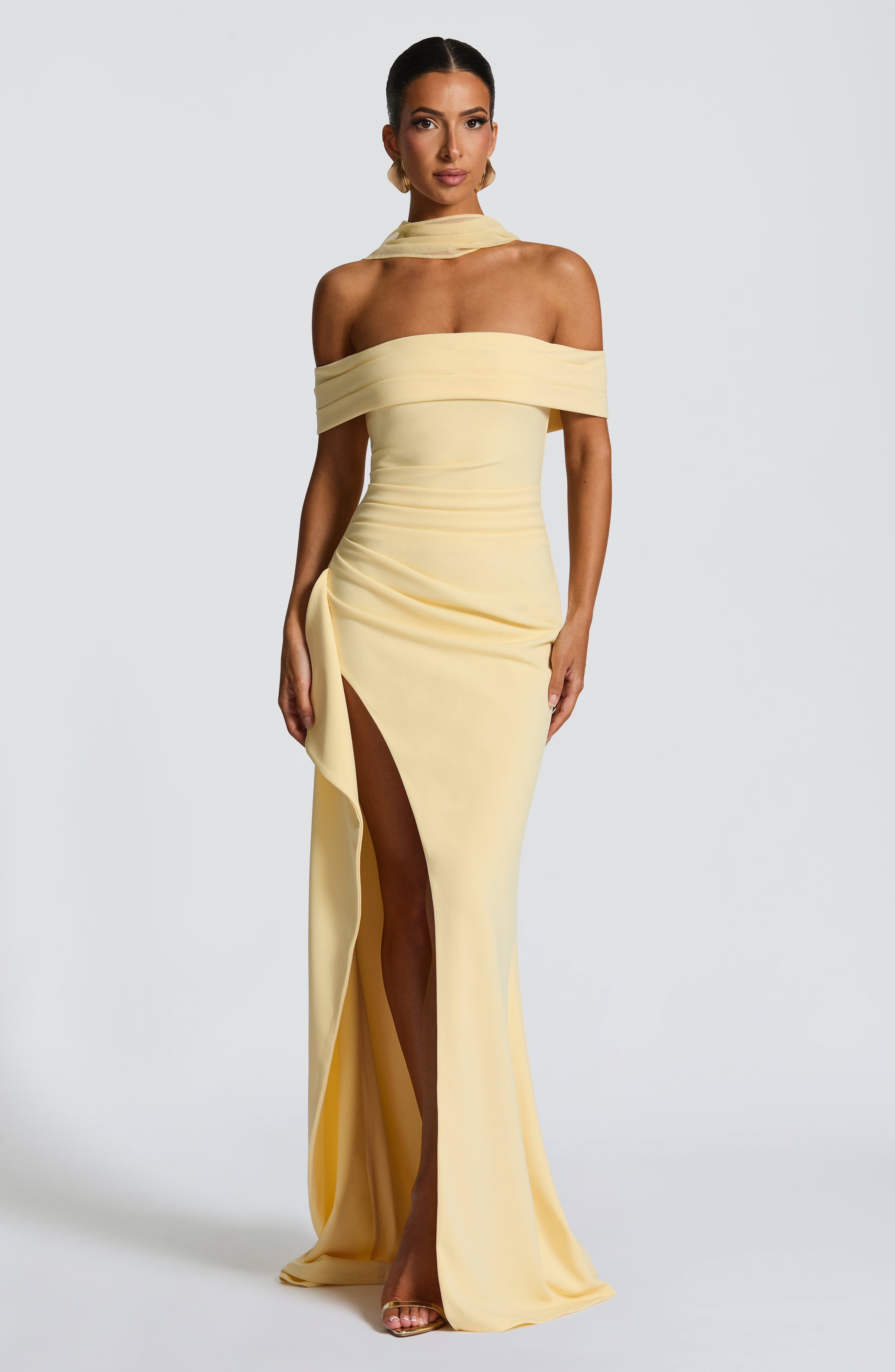 Joyce Maxi Dress - Lemon Dress Babyboo Fashion Premium Exclusive Design