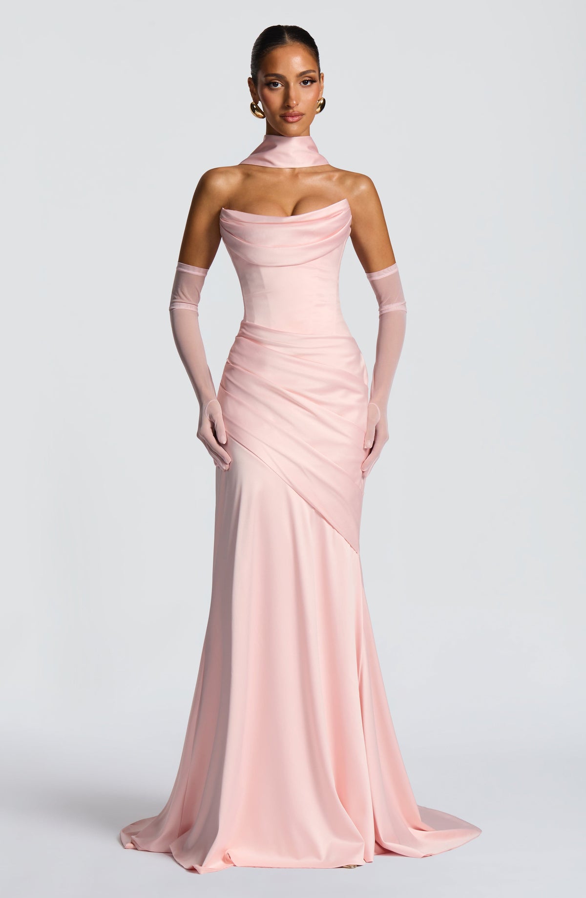 Kensington Maxi Dress - Blush Dress Babyboo Fashion Premium Exclusive Design