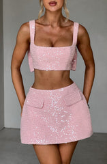 Kiri Mini Skirt - Blush Skirt Babyboo Fashion Premium Exclusive Design