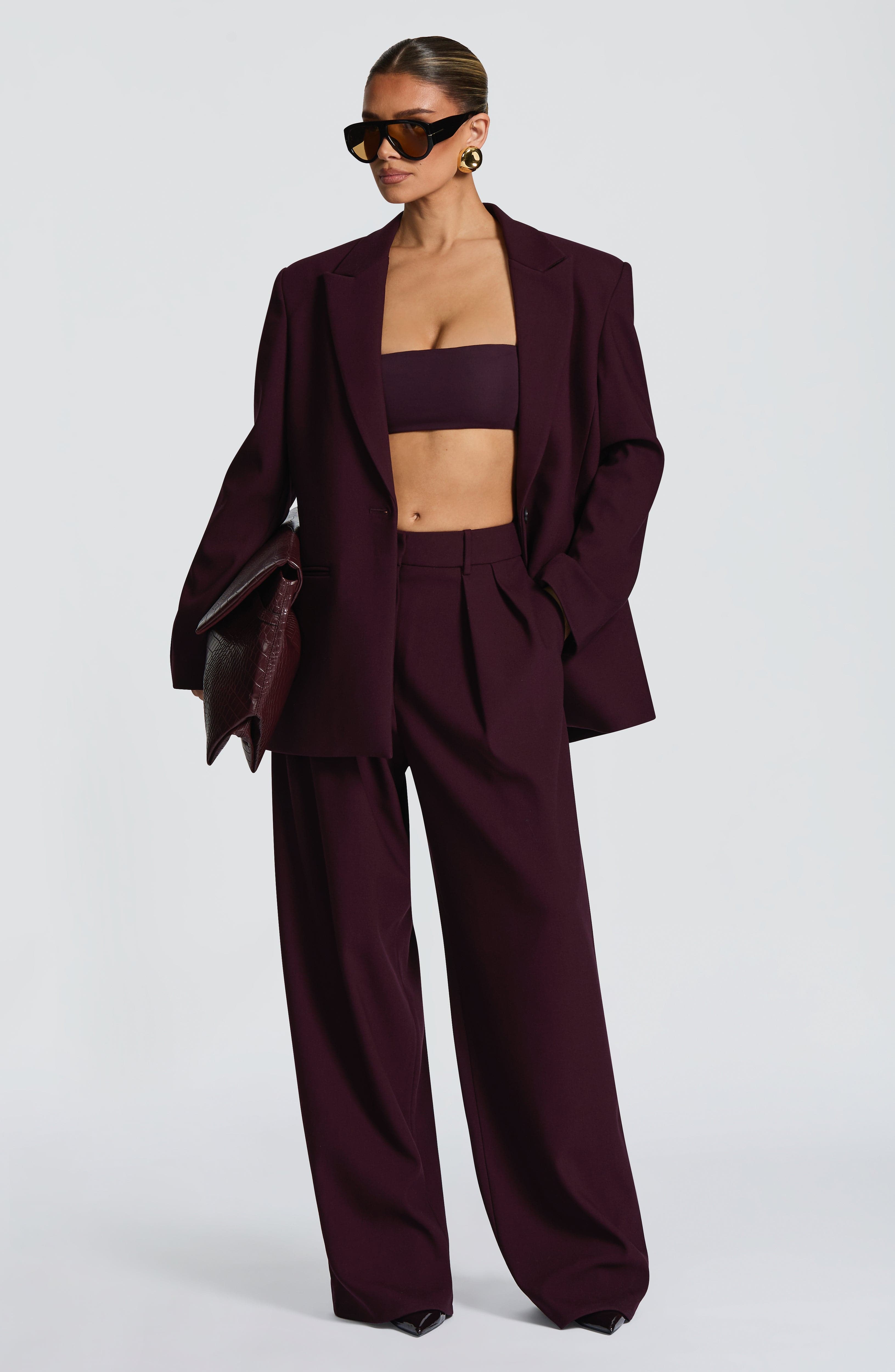 Kirsty Pants - Plum Pants Babyboo Fashion Premium Exclusive Design