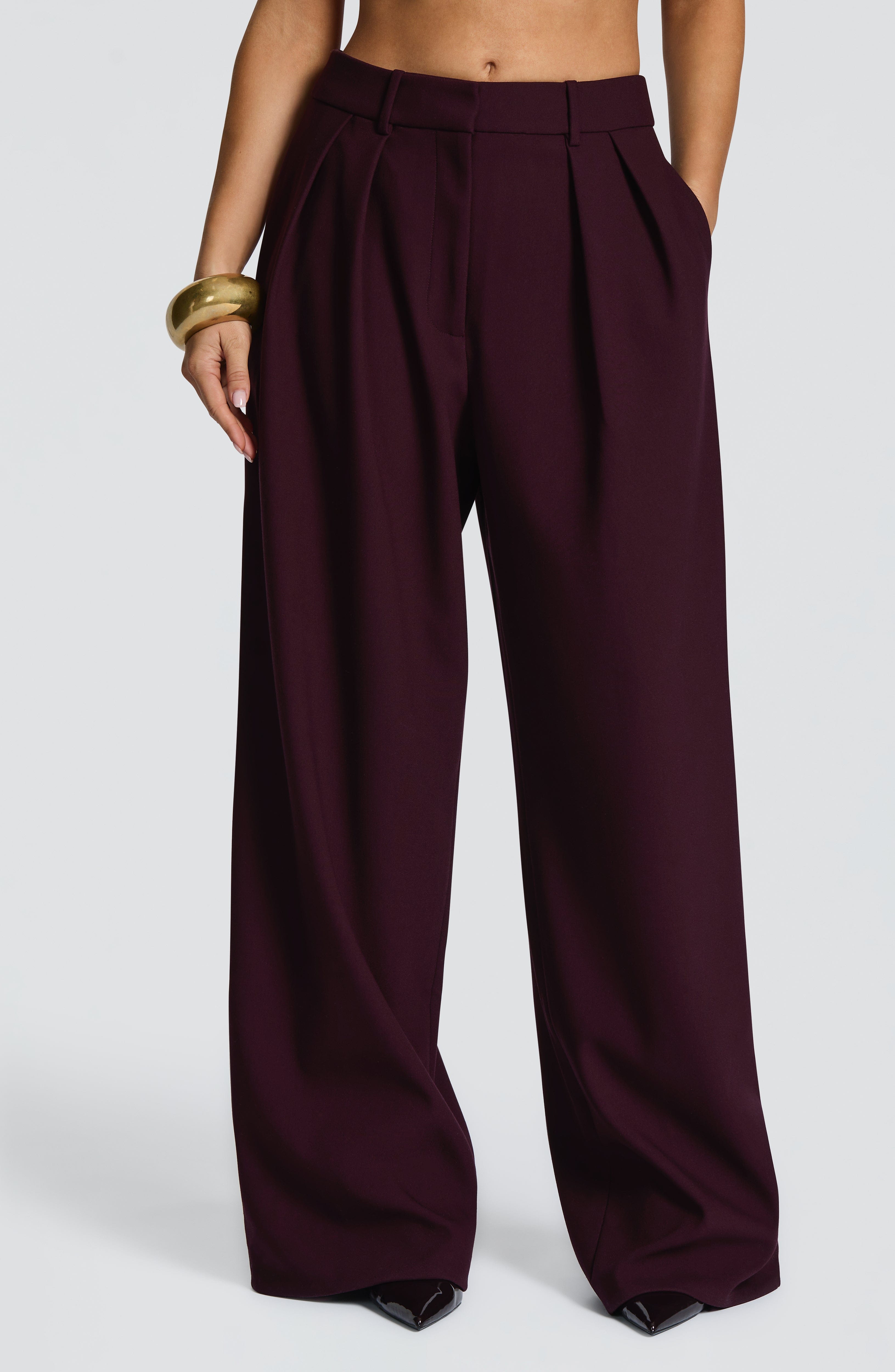 Kirsty Pants - Plum Pants Babyboo Fashion Premium Exclusive Design