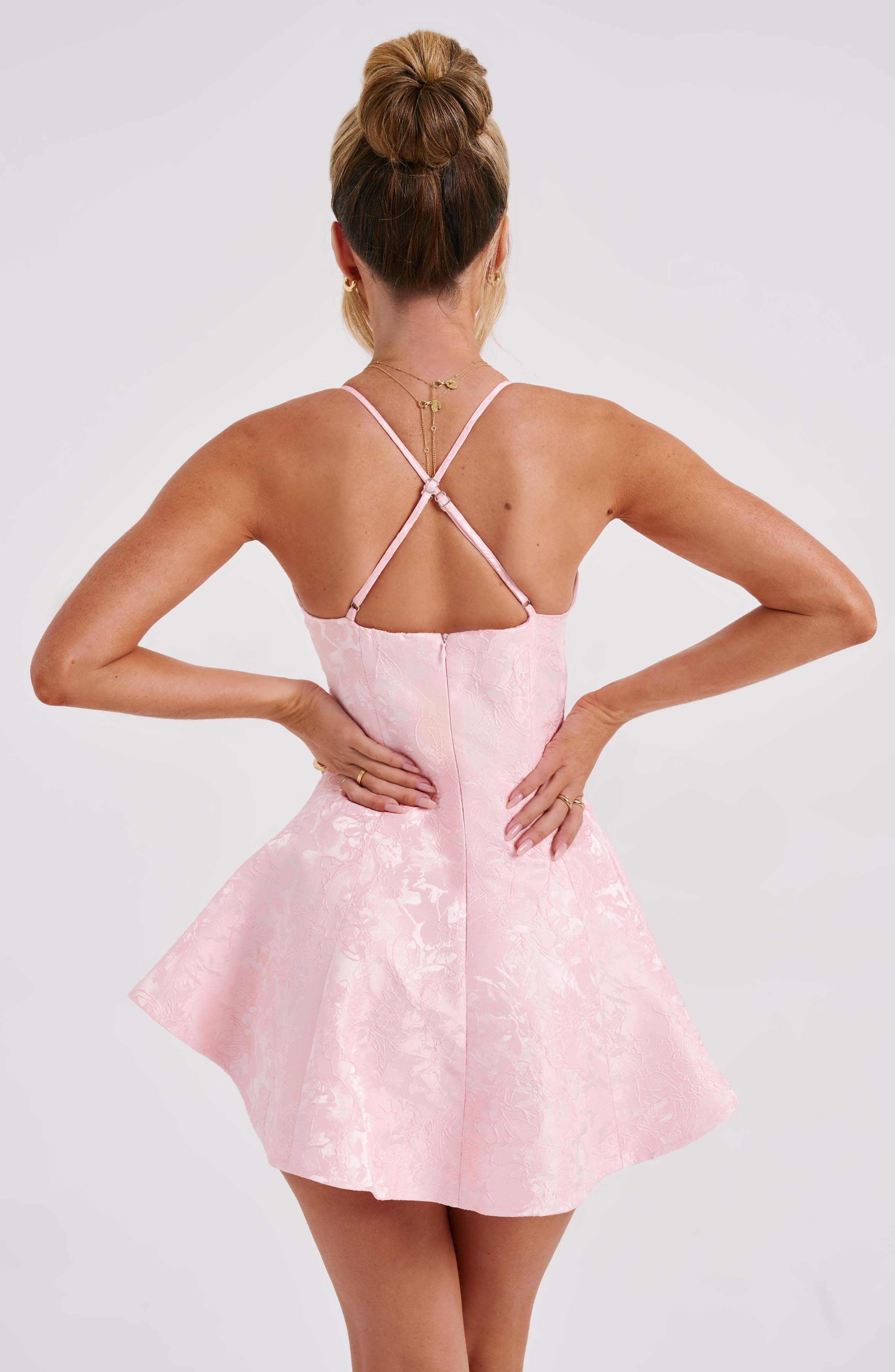 Leila Playsuit - Blush Playsuit Babyboo Fashion Premium Exclusive Design