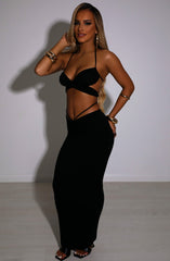 Leticia Maxi Skirt - Black Babyboo Fashion Premium Exclusive Design
