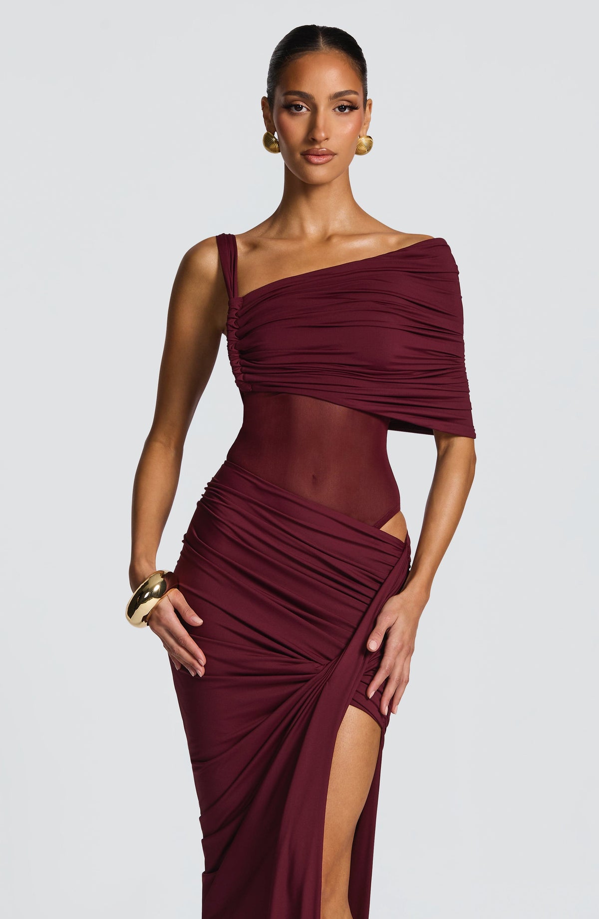 Lisette Bodysuit - Cherry Lacquer Bodysuits XS Babyboo Fashion Premium Exclusive Design