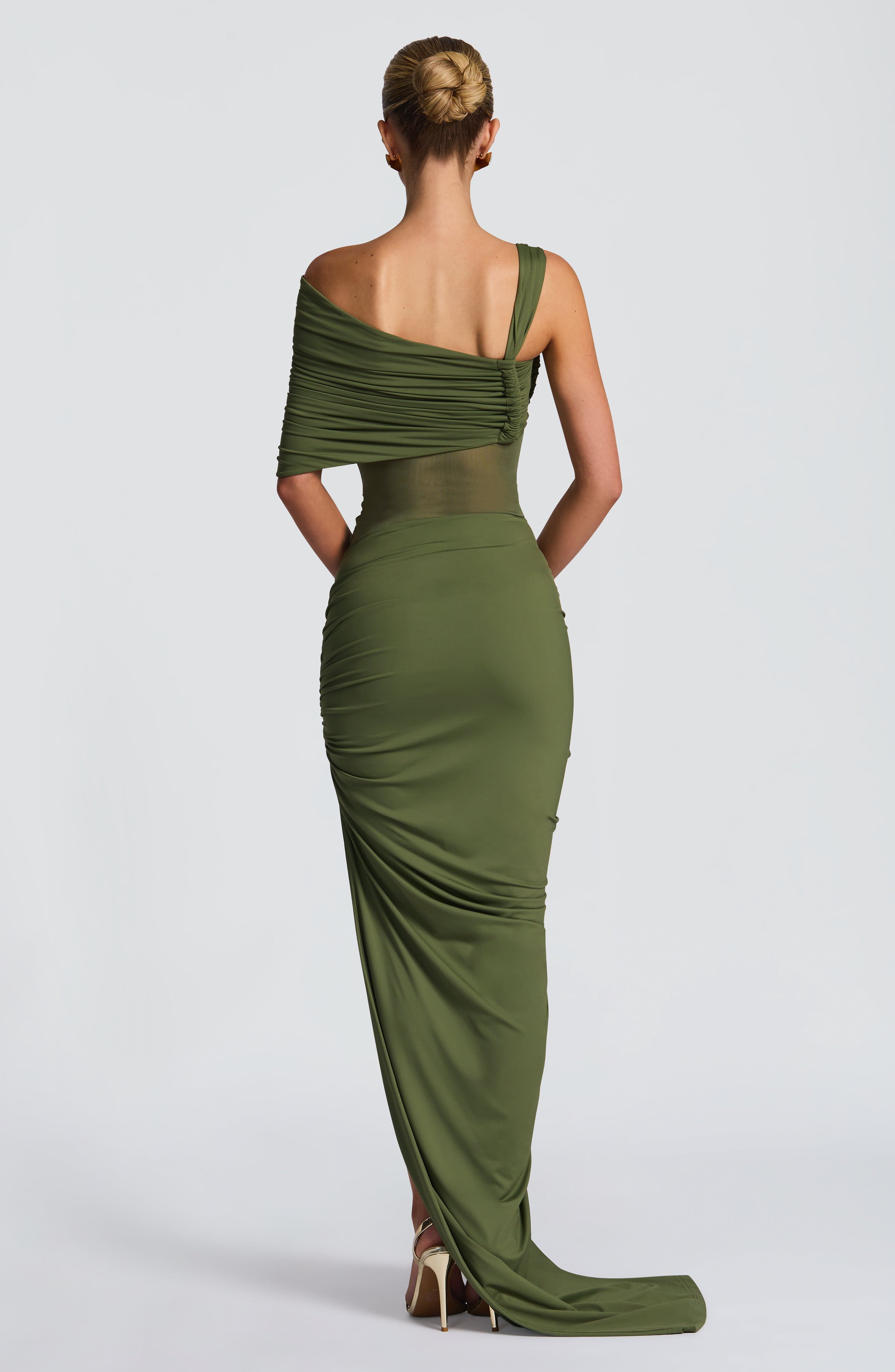 Lisette Bodysuit - Khaki Bodysuits Babyboo Fashion Premium Exclusive Design