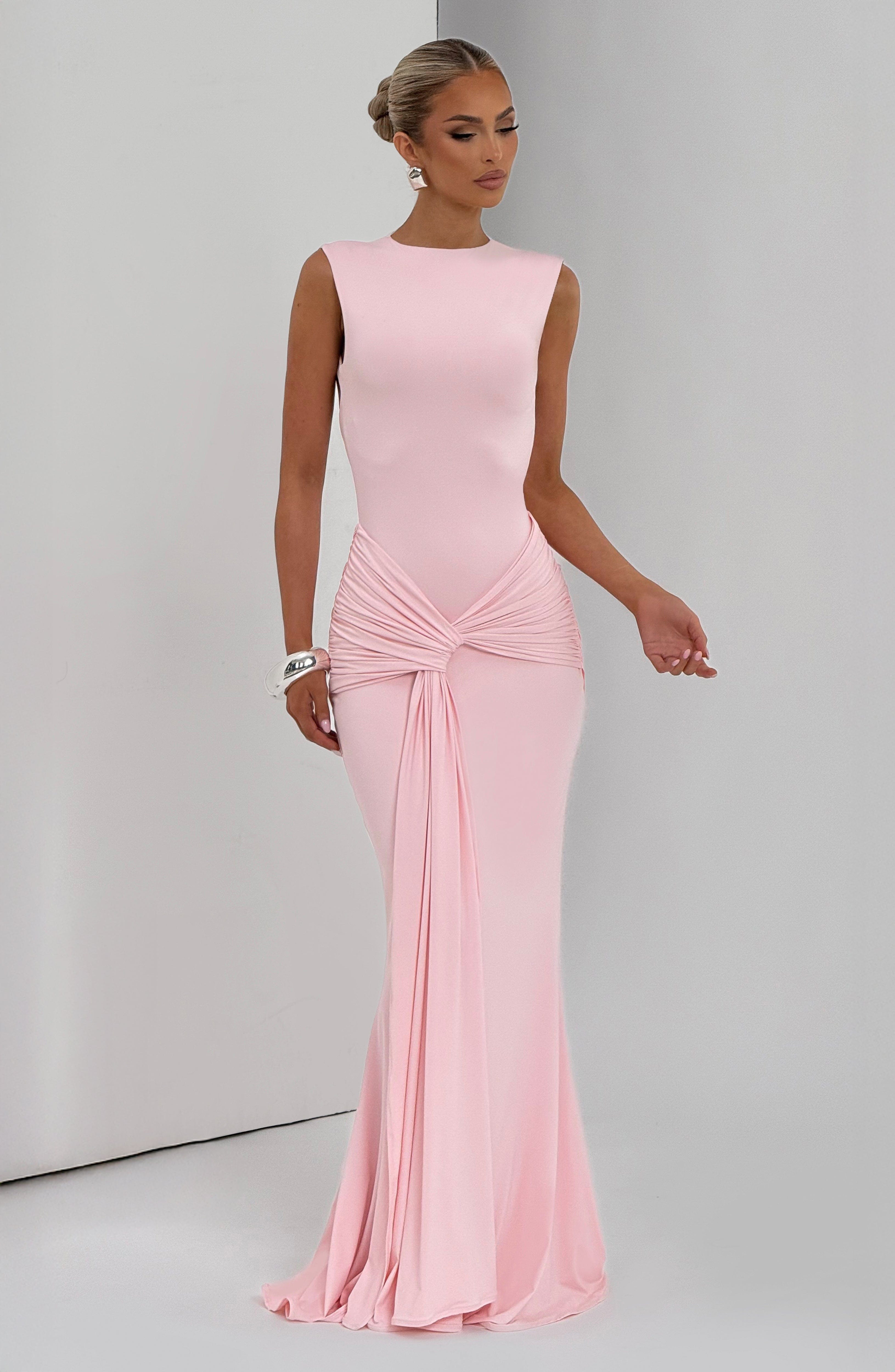 Lorenza Maxi Dress - Blush Dress Babyboo Fashion Premium Exclusive Design