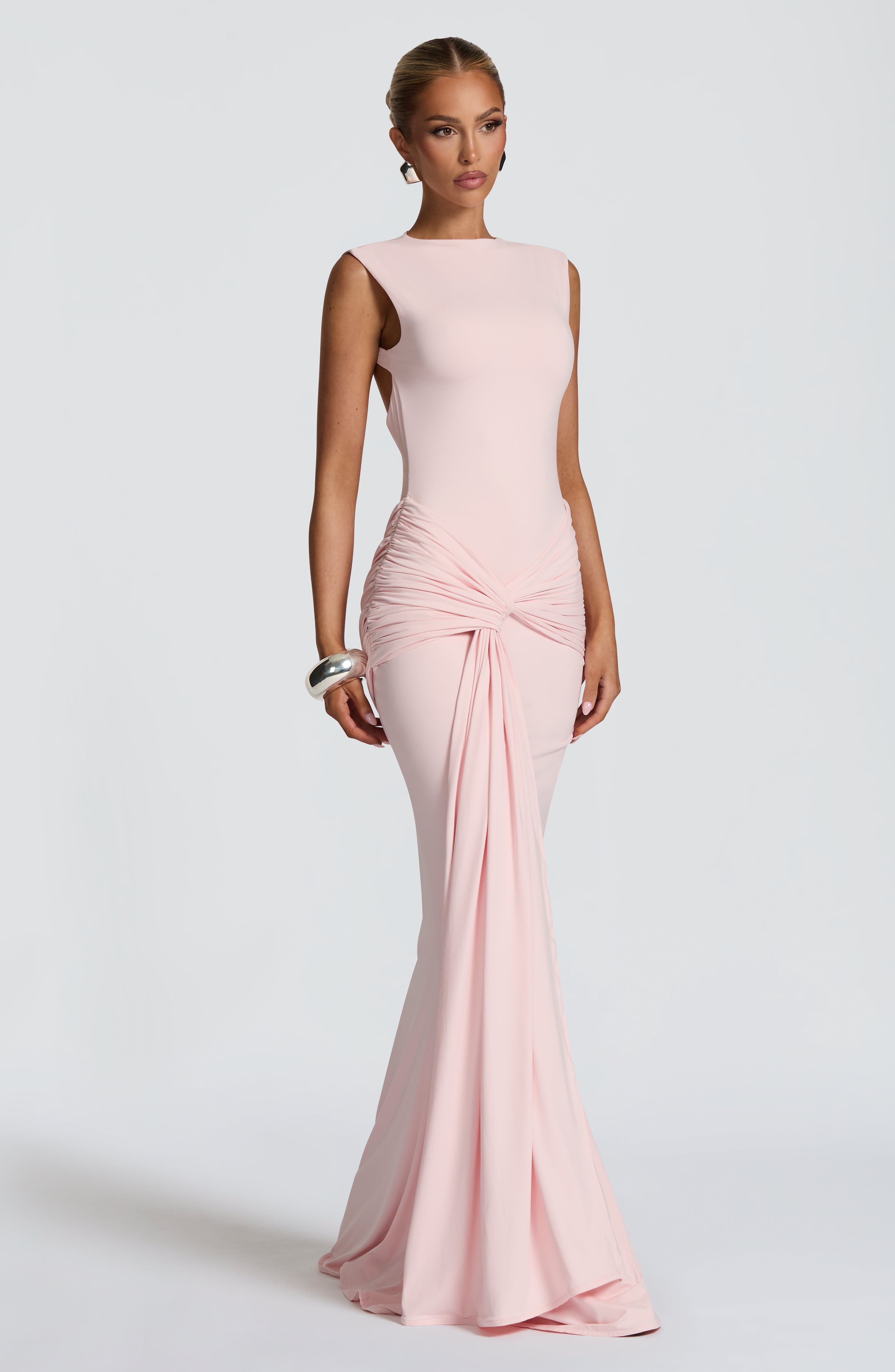 Lorenza Maxi Dress - Blush Dress Babyboo Fashion Premium Exclusive Design