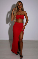 Mariana Maxi Skirt - Red XS Babyboo Fashion Premium Exclusive Design