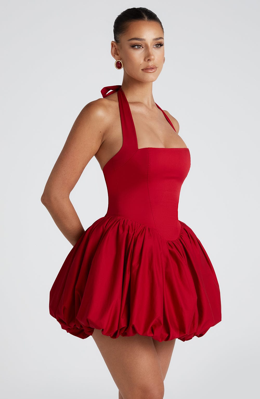 Maricia Mini Dress - Red Dress Babyboo Fashion Premium Exclusive Design