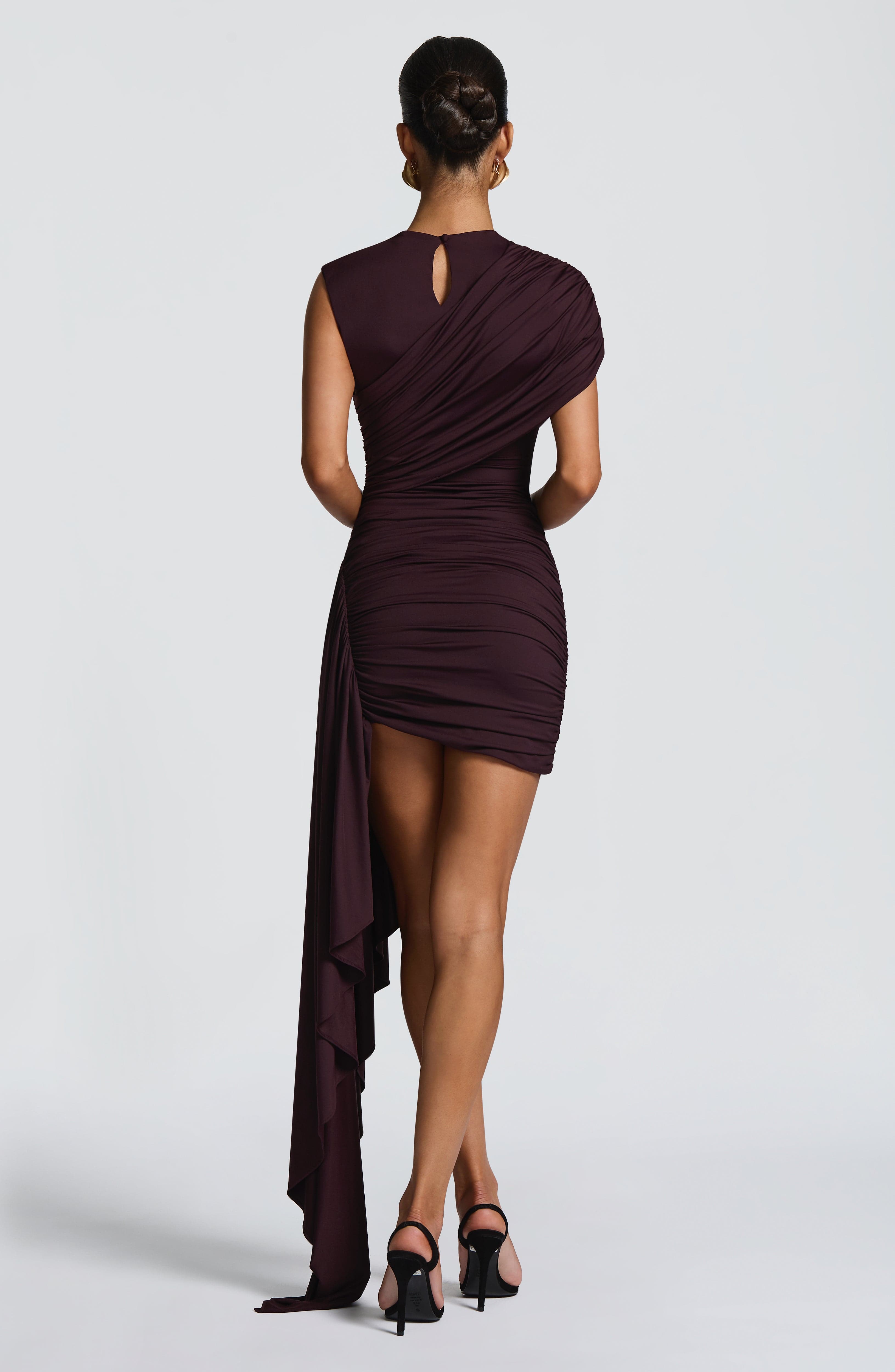 Marnie Mini Dress - Plum Dress Babyboo Fashion Premium Exclusive Design