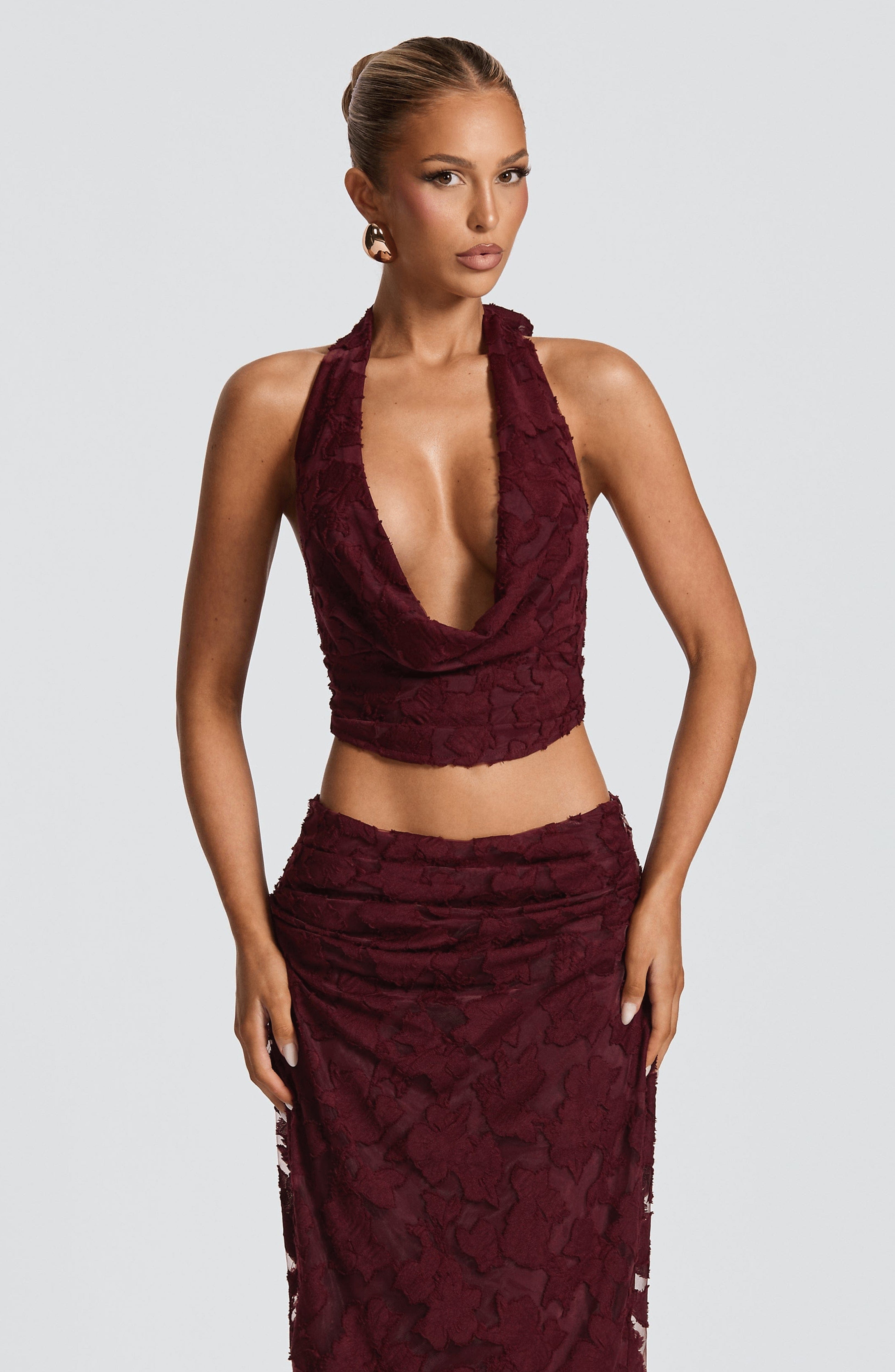 Myra Top - Cherry Lacquer Top Babyboo Fashion Premium Exclusive Design