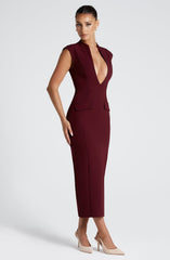 Nellie Midi Dress - Cherry Lacquer Dress Babyboo Fashion Premium Exclusive Design