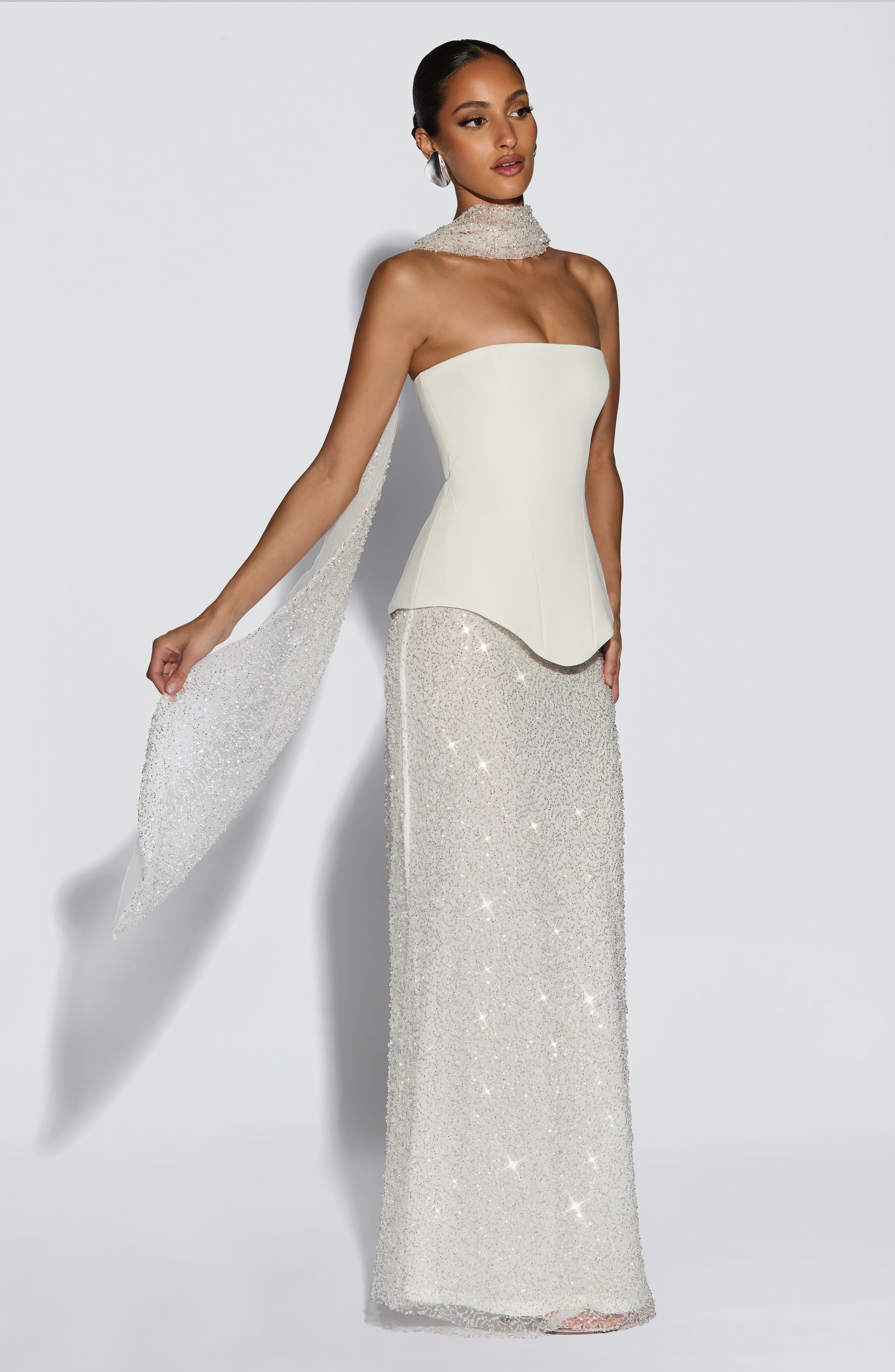 Oakley Corset - Ivory Tops Babyboo Fashion Premium Exclusive Design