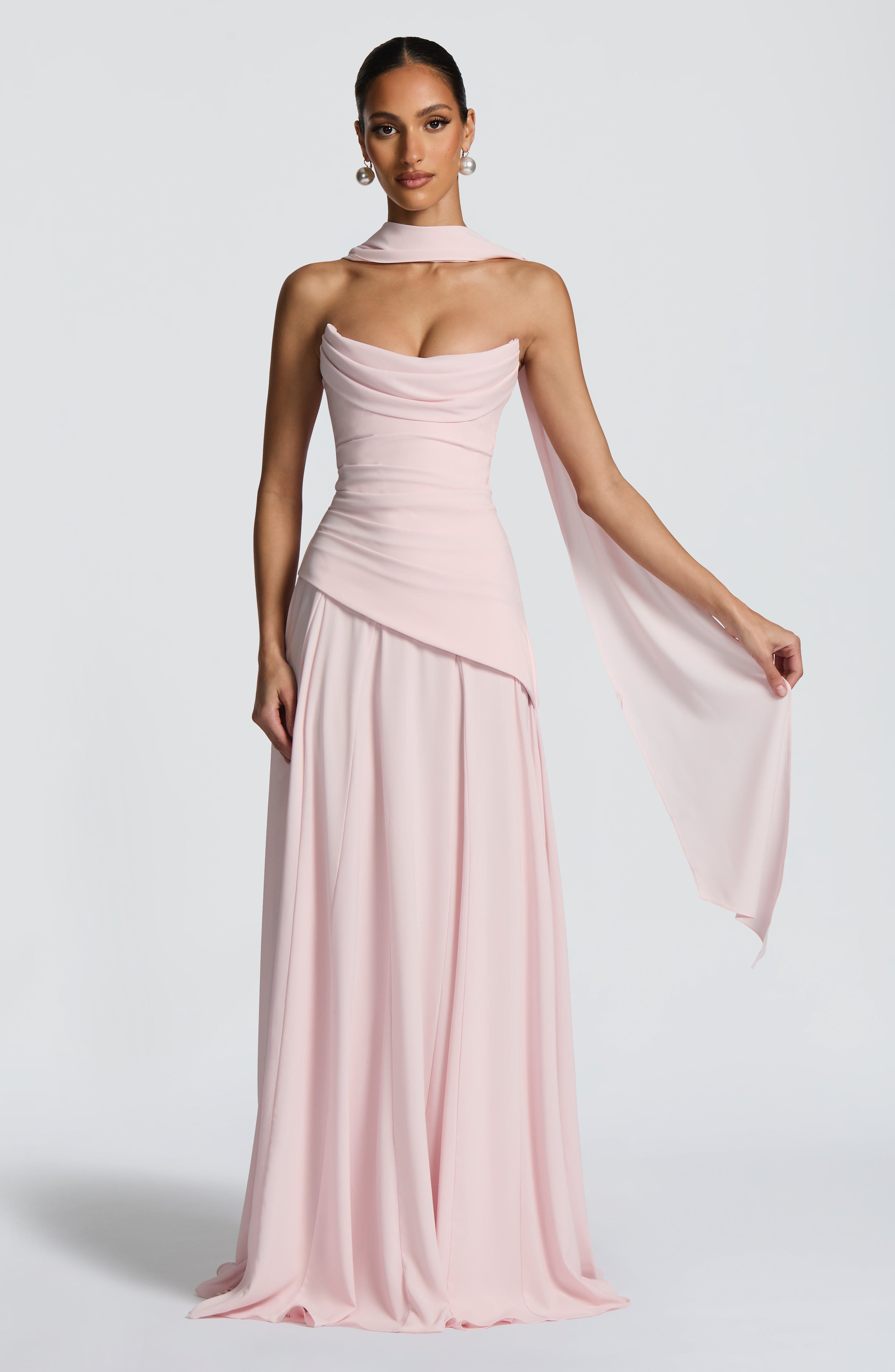 Patricia Maxi Dress - Blush Dress Babyboo Fashion Premium Exclusive Design