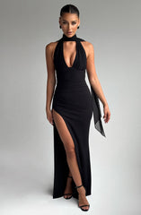 Paulina Maxi Dress - Black Dress Babyboo Fashion Premium Exclusive Design