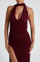 Paulina Maxi Dress - Cherry Lacquer Dress Babyboo Fashion Premium Exclusive Design