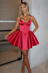 Poppy Mini Dress - Red Dress Babyboo Fashion Premium Exclusive Design