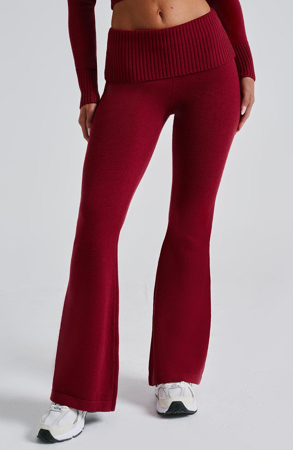 Portia Knit Pants - Red Pants Babyboo Fashion Premium Exclusive Design