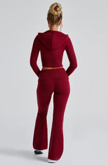 Portia Knit Pants - Red Pants Babyboo Fashion Premium Exclusive Design