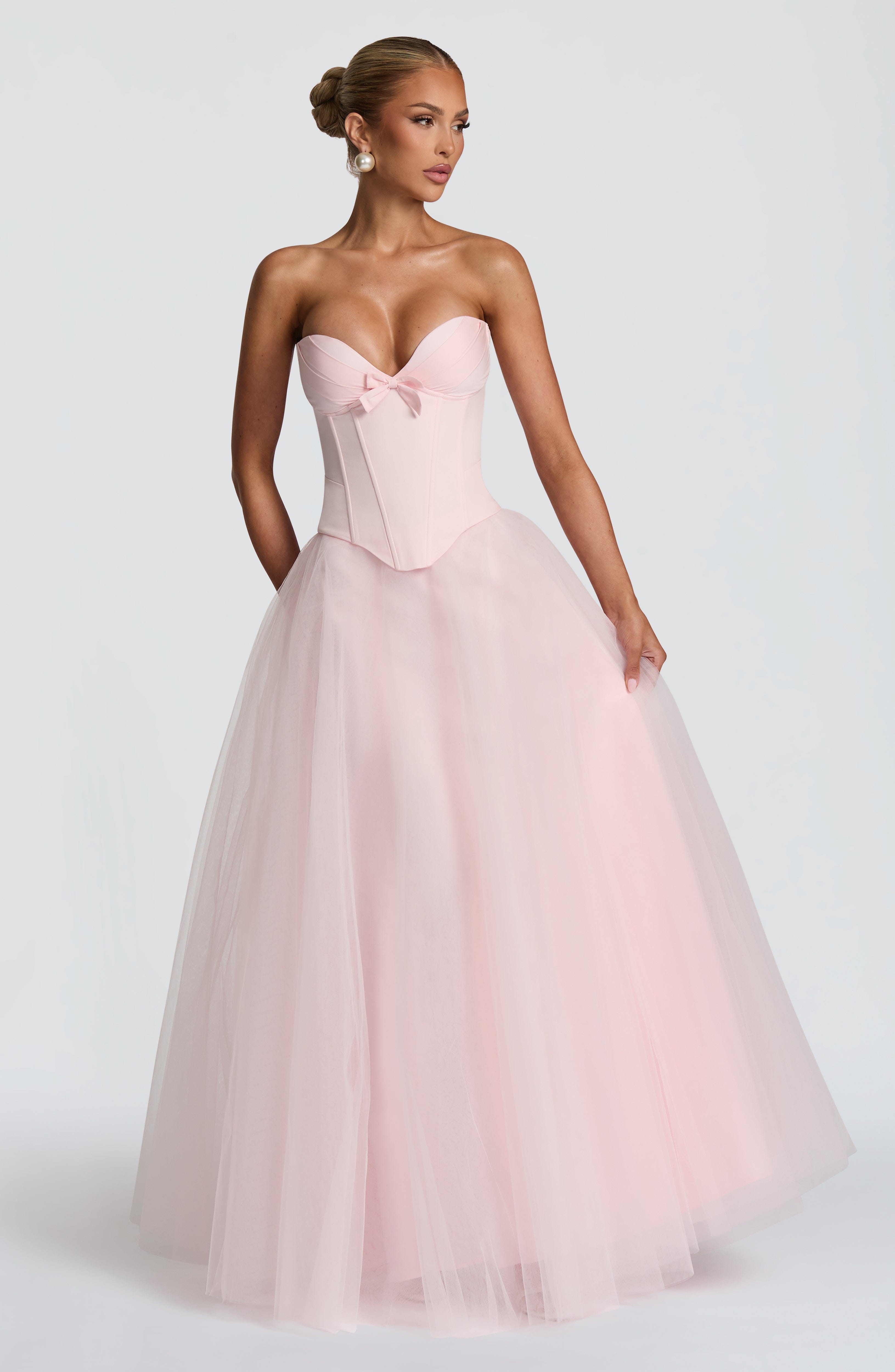 Prim Corset - Blush Tops Babyboo Fashion Premium Exclusive Design