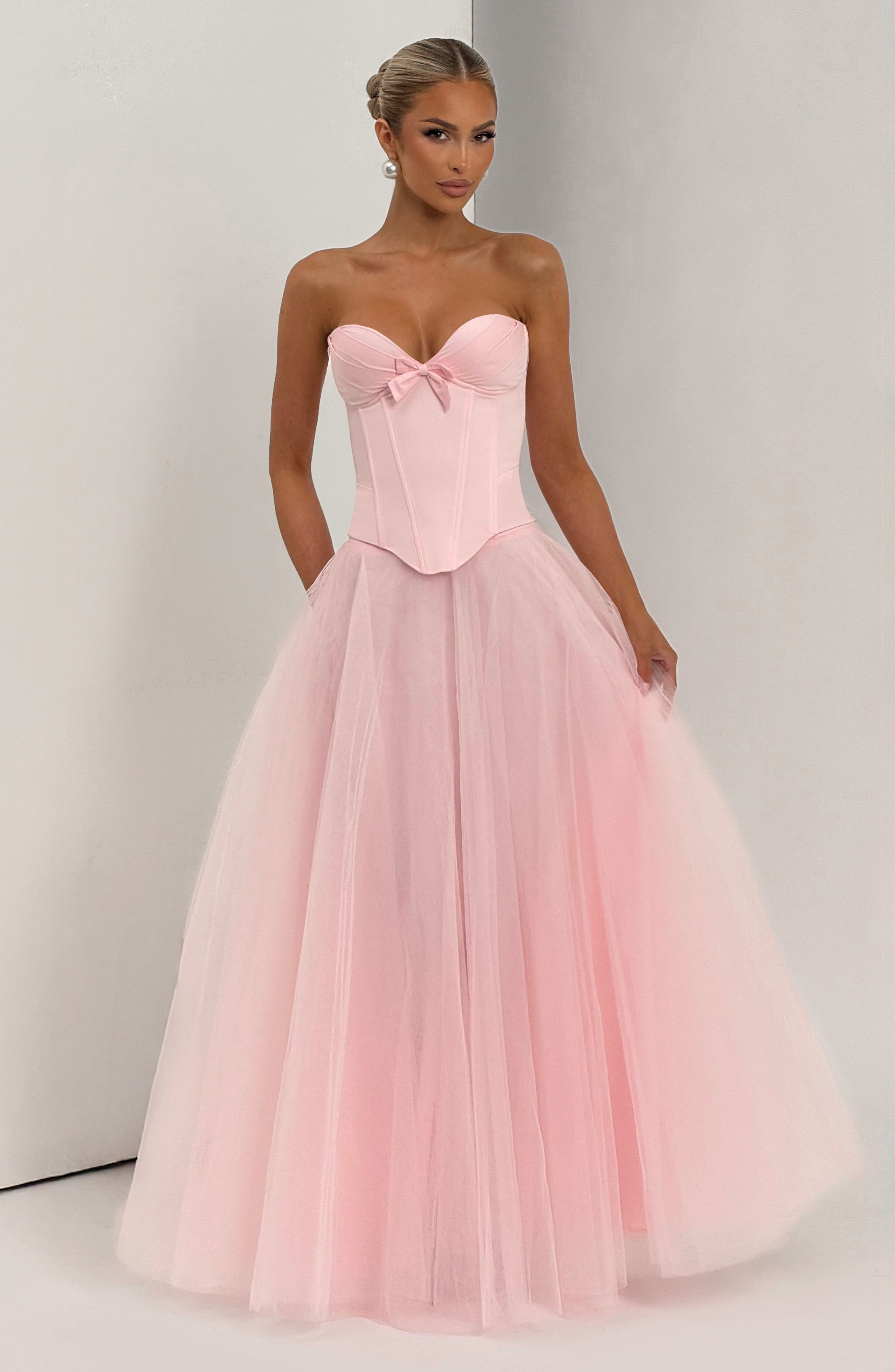 Prim Corset - Blush Tops Babyboo Fashion Premium Exclusive Design