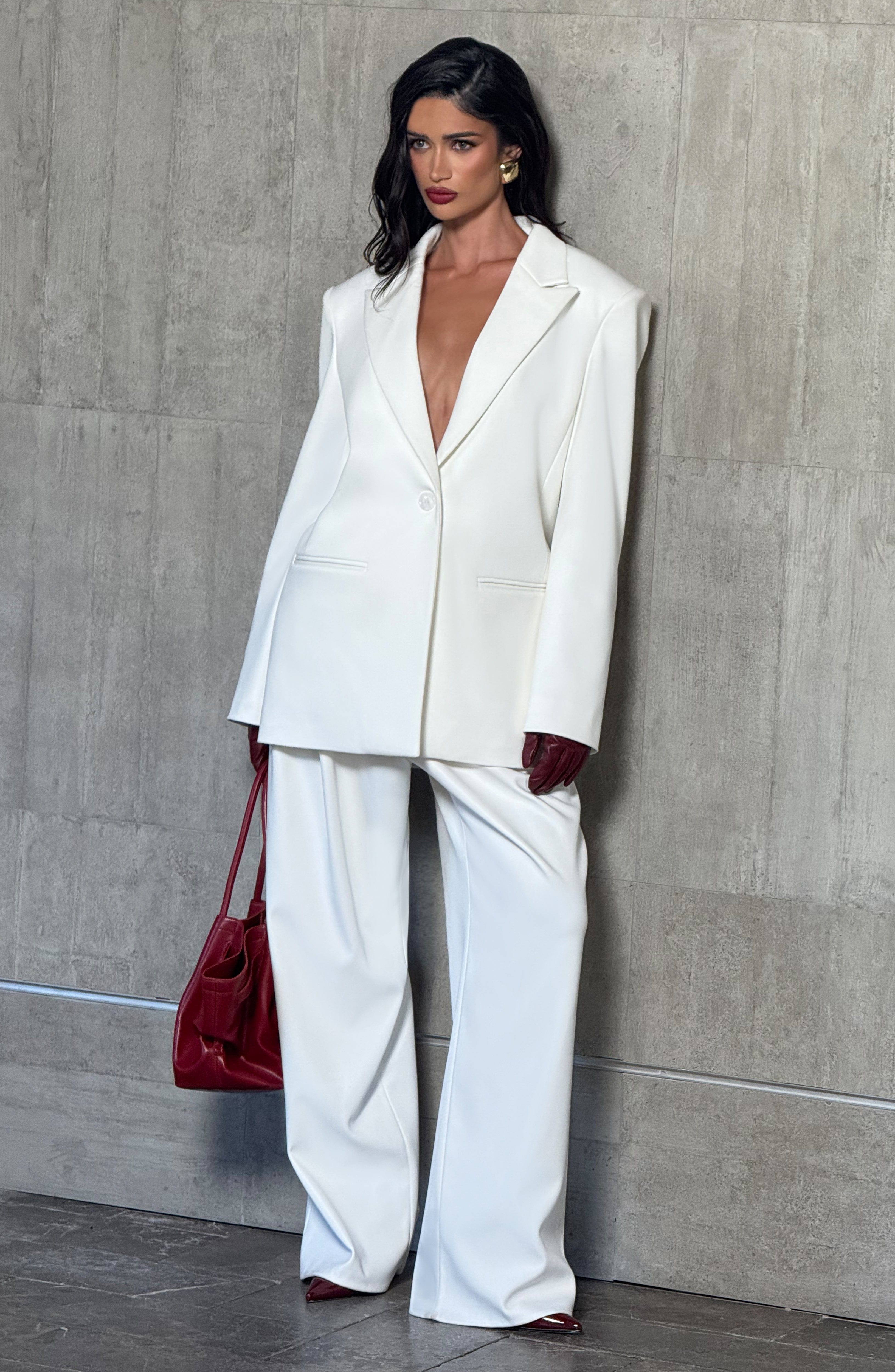 Reece Blazer - Ivory Jacket Babyboo Fashion Premium Exclusive Design