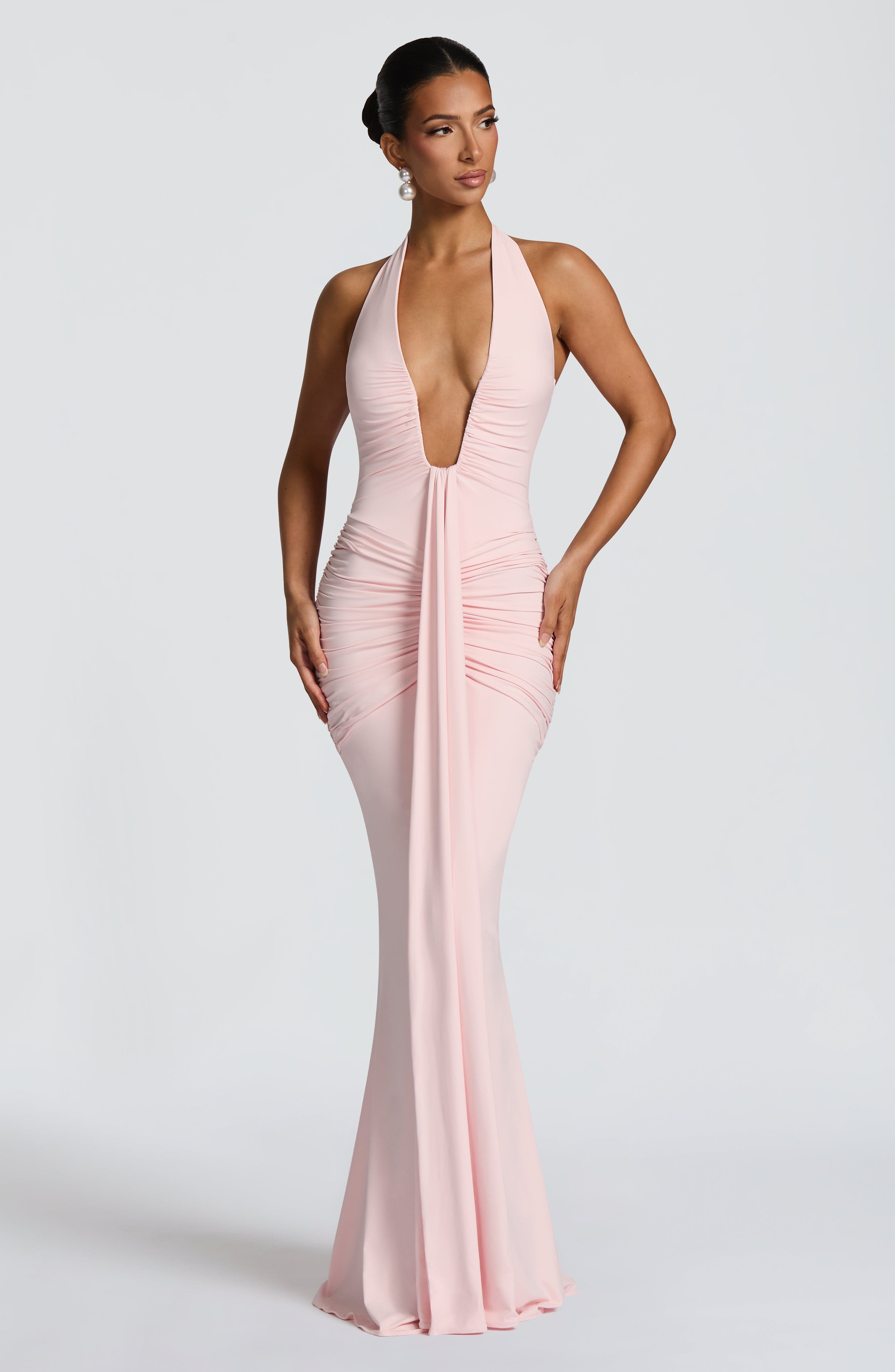 Rosetta Maxi Dress - Blush Dress Babyboo Fashion Premium Exclusive Design