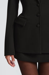 Rowena Blazer - Black Jacket Babyboo Fashion Premium Exclusive Design