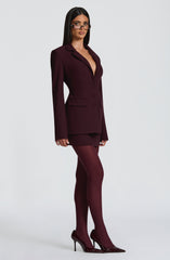 Rowena Blazer - Plum Jacket Babyboo Fashion Premium Exclusive Design