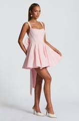Rue Mini Dress - Blush Dress Babyboo Fashion Premium Exclusive Design