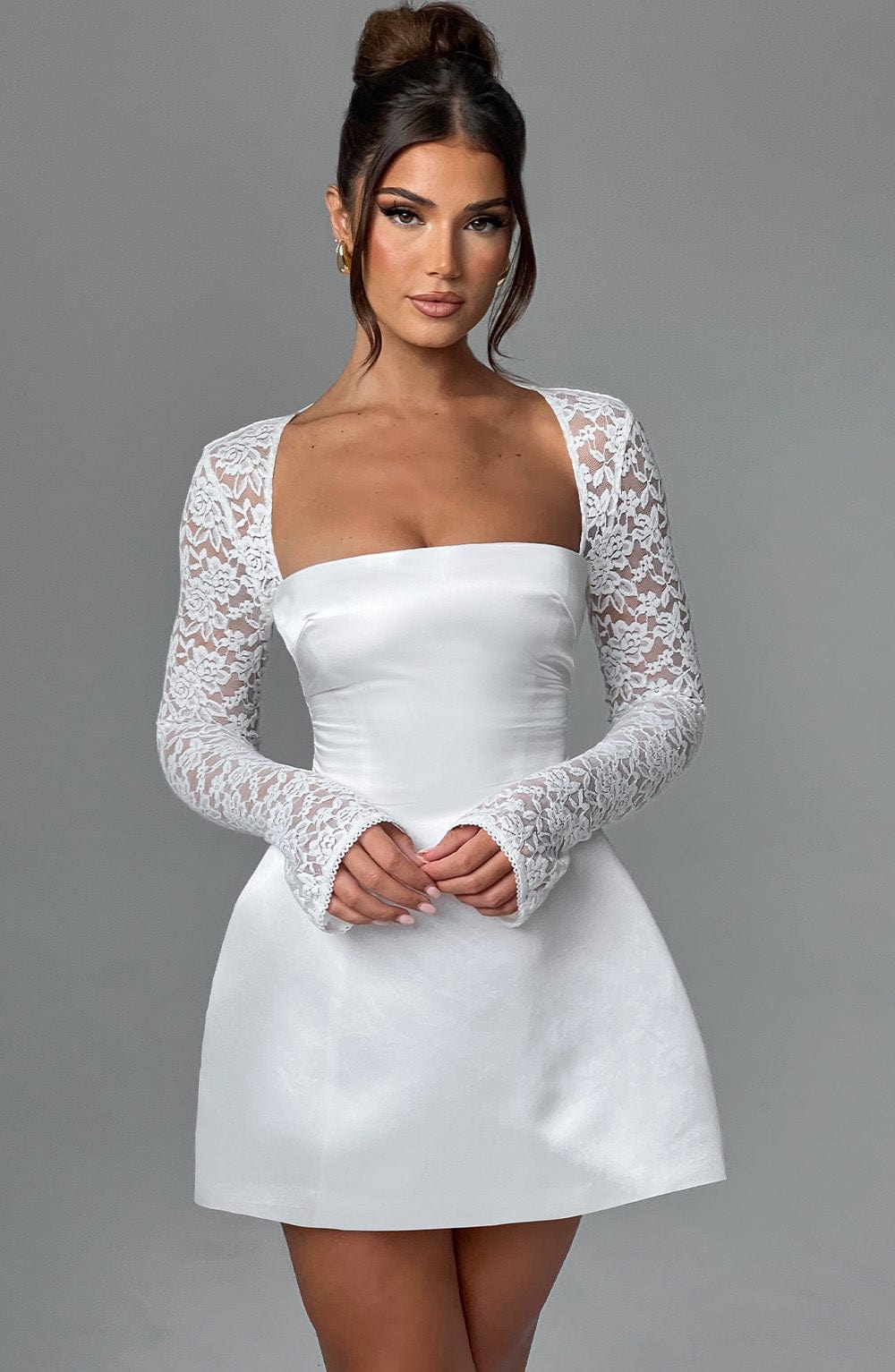 Sadie Mini Dress - Ivory Dress Babyboo Fashion Premium Exclusive Design