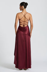 Samira Maxi Dress - Cherry Lacquer Dress Babyboo Fashion Premium Exclusive Design
