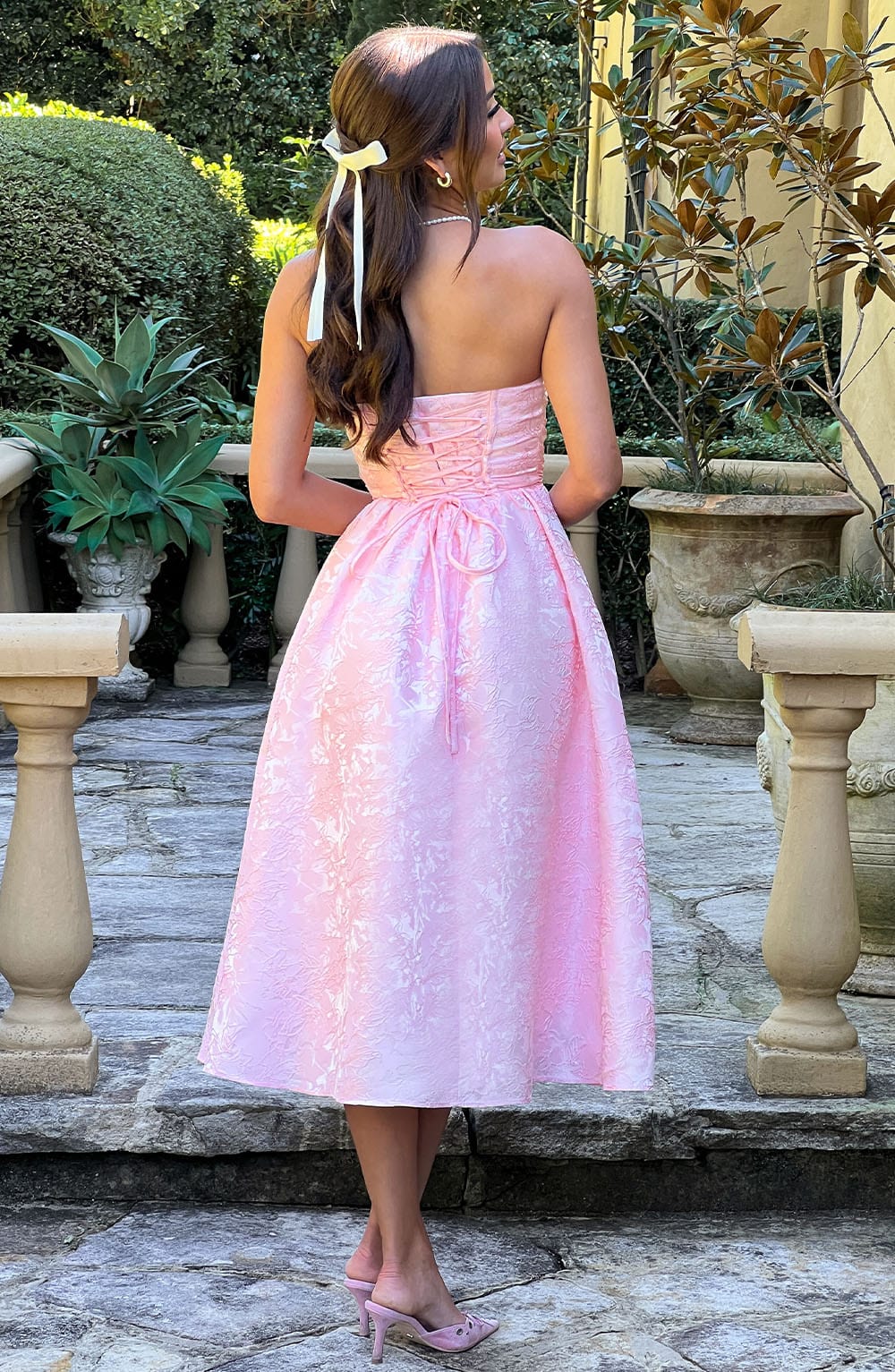 Saoirse Midi Dress - Blush Dress Babyboo Fashion Premium Exclusive Design