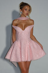 Sapphire Mini Dress - Blush Dress Babyboo Fashion Premium Exclusive Design