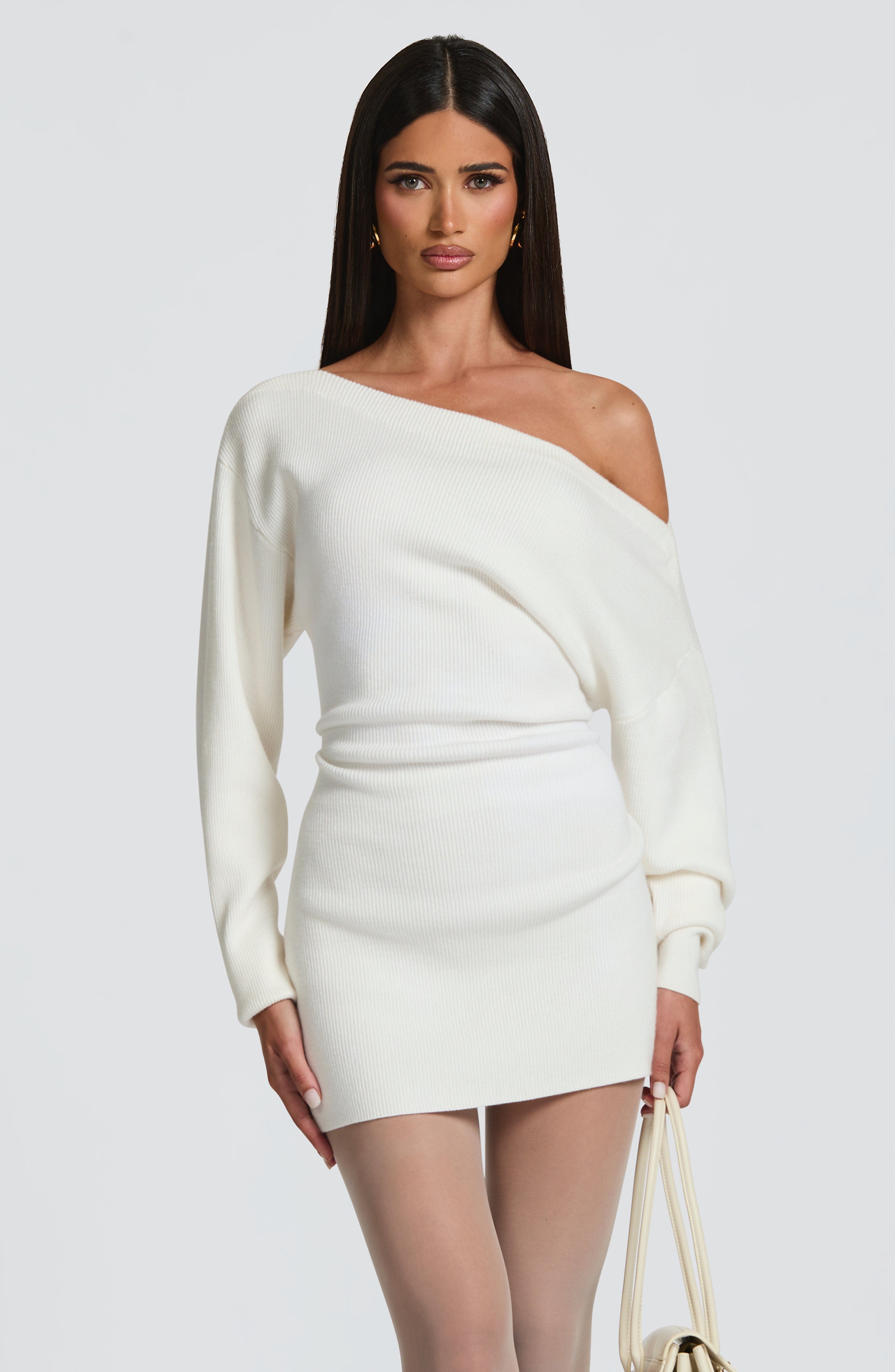 Sawyer Mini Dress - Ivory Dress Babyboo Fashion Premium Exclusive Design