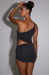 Stormi Mini Skirt - Charcoal Babyboo Fashion Premium Exclusive Design