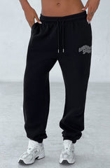Studio Sweatpants - Black/Charcoal Pants XS Babyboo Fashion Premium Exclusive Design