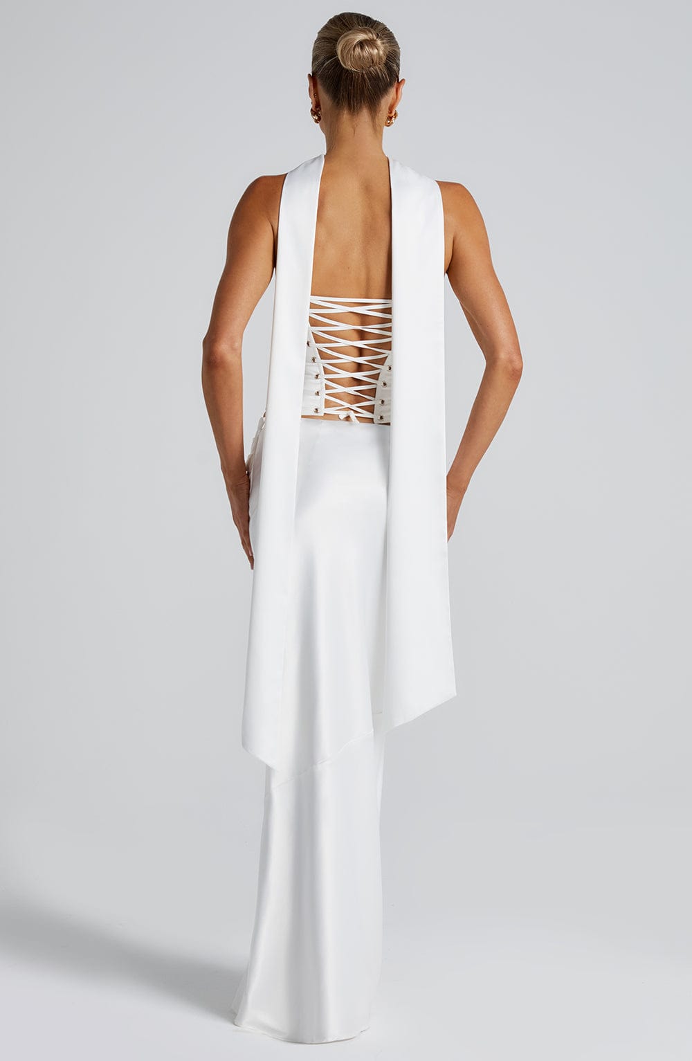 Sybil Scarf - Ivory Accessories ONE SIZE Babyboo Fashion Premium Exclusive Design